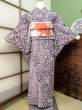 Photo1: CN0726G KOMON dyed (Grade A) and NAGOYA OBI sash (Grade B) (1)