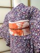 Photo3: CN0726G KOMON dyed (Grade A) and NAGOYA OBI sash (Grade B) (3)