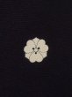 Photo4: M0328B Used Japanese women  Black TOMESODE formal / Silk. Chrysanthemum,   (Grade C) (4)