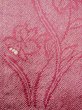 Photo4: N0305L Vintage Japanese women  Dark Pink HAORI short jacket / Silk. Iris,   (Grade B) (4)
