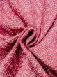 Photo12: N0305L Vintage Japanese women  Dark Pink HAORI short jacket / Silk. Iris,   (Grade B) (12)