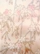 Photo5: N0312A Vintage Japanese women  Pale Pink KOMON dyed / Silk. Flower,   (Grade C) (5)