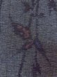 Photo5: N0312F Vintage Japanese women  Dark Gray OJIYACHIJIMI / Linen. Leaf,   (Grade B) (5)