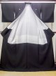 Photo2: N0312I Vintage Japanese women   Black MONTSUKI crests / Silk.    (Grade C) (2)