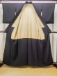 Photo2: N0312M Vintage Japanese women   Black MONTSUKI crests / Silk.    (Grade C) (2)