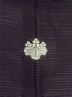 Photo3: N0312N Vintage Japanese women   Black MONTSUKI crests / Silk.    (Grade A) (3)