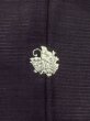 Photo3: N0312O Vintage Japanese women   Black MONTSUKI crests / Silk.    (Grade C) (3)