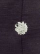 Photo3: N0312Q Vintage Japanese women   Black MONTSUKI crests / Silk.    (Grade C) (3)