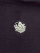 Photo3: N0312R Vintage Japanese women   Black MONTSUKI crests / Silk.    (Grade C) (3)