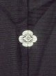 Photo3: N0313A Vintage Japanese women   Black MONTSUKI crests / Synthetic.    (Grade C) (3)