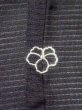 Photo3: N0313C Vintage Japanese women   Black MONTSUKI crests / Silk.    (Grade C) (3)