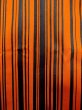 Photo5: N0321X Vintage Japanese women  Shiny Orange Rain coat / Synthetic. Stripes   (Grade B) (5)