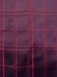 Photo6: Mint N0322B Vintage Japanese women   Purple Rain coat / Synthetic. Plaid Checks   (Grade A) (6)