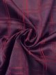Photo12: Mint N0322B Vintage Japanese women   Purple Rain coat / Synthetic. Plaid Checks   (Grade A) (12)