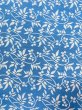 Photo5: N0409V Vintage Japanese women  Grayish Blue KOMON dyed / Silk. Flower,   (Grade C) (5)