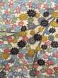 Photo6: N0409Y Vintage Japanese women   Multi Color KOMON dyed / Silk. Flower,   (Grade B) (6)