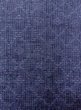 Photo5: N0430L Vintage Japanese women  Pale Indigo Blue TSUMUGI pongee / Silk. Lozenges,   (Grade B) (5)