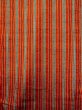 Photo4: Mint N0430Q Vintage Japanese women   Red TSUMUGI pongee / Silk. Stripes,   (Grade A) (4)