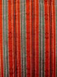 Photo5: Mint N0430Q Vintage Japanese women   Red TSUMUGI pongee / Silk. Stripes,   (Grade A) (5)