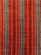 Photo7: Mint N0430Q Vintage Japanese women   Red TSUMUGI pongee / Silk. Stripes,   (Grade A) (7)