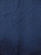 Photo4: N0431D Vintage Japanese women   Indigo Blue TSUMUGI pongee / Silk. Wood grain pattern   (Grade B) (4)