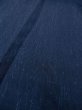 Photo8: N0431D Vintage Japanese women   Indigo Blue TSUMUGI pongee / Silk. Wood grain pattern   (Grade B) (8)