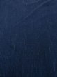 Photo9: N0431D Vintage Japanese women   Indigo Blue TSUMUGI pongee / Silk. Wood grain pattern   (Grade B) (9)