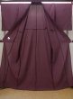 Photo2: N0513E Brand new 【Size 4L】 Japanese  Purplish Dark Red Men's Yukata / Cotton.  Made in China, Crepe de chine texture  (Grade A+) (2)