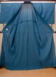 Photo2: N0513G Brand new 【Size 5L】 Japanese  Vivid Light Blue Men's Yukata / Cotton.  Made in China, Crepe de chine texture  (Grade A+) (2)