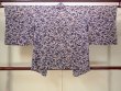 Photo2: N0529J Vintage Japanese women  Grayish Beige HAORI short jacket / Silk. Chinese flower,   (Grade C) (2)