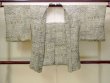 Photo1: N0529K Vintage Japanese women  Pale Green HAORI short jacket / Silk. Flower,   (Grade C) (1)