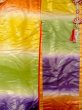 Photo7: N0605B Used Japanese women  Shiny Multi Color UCHIKAKE Wedding / Silk. Gradation   (Grade B) (7)