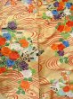 Photo6: N0605E Used Japanese women   Gold UCHIKAKE Wedding / Silk. SAKURA cherry blossom,   (Grade D) (6)