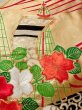 Photo21: N0605E Used Japanese women   Gold UCHIKAKE Wedding / Silk. SAKURA cherry blossom,   (Grade D) (21)