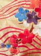 Photo31: N0605E Used Japanese women   Gold UCHIKAKE Wedding / Silk. SAKURA cherry blossom,   (Grade D) (31)