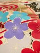 Photo38: N0605E Used Japanese women   Gold UCHIKAKE Wedding / Silk. SAKURA cherry blossom,   (Grade D) (38)