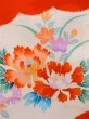 Photo11: N0611B Used Japanese women   Red Kids / Silk. Peony,   (Grade C) (11)