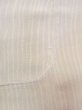 Photo4: N0624B Vintage Japanese Kimono   Ivory Cutting cloth Line Silk. (Grade C) (4)