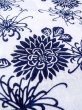 Photo6: N0624D Vintage Japanese Kimono   White Cutting cloth Chrysanthemum Cotton. (Grade C) (6)