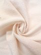 Photo9: N0624H Vintage Japanese Kimono   Ivory Cutting cloth  Silk. (Grade C) (9)