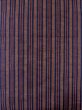 Photo4: N0624K Vintage Japanese Kimono   Navy Blue Cutting cloth Stripes Silk. (Grade B) (4)