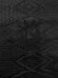 Photo3: N0624V Vintage Japanese Kimono   Black Cutting cloth  Silk. (Grade B) (3)