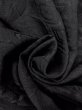 Photo9: N0624V Vintage Japanese Kimono   Black Cutting cloth  Silk. (Grade B) (9)