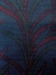 Photo4: N0625B Vintage Japanese Kimono   Indigo Blue Cutting cloth Leaf Silk. (Grade B) (4)