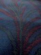 Photo8: N0625B Vintage Japanese Kimono   Indigo Blue Cutting cloth Leaf Silk. (Grade B) (8)