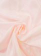 Photo12: N0629N Vintage Japanese women  Pale Pink JUBAN undergarment / Synthetic. Flower,   (Grade C) (12)