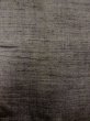 Photo4: N0718A Vintage Japanese   Gray Men's Kimono / Silk. Stripes   (Grade C) (4)