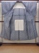 Photo2: N0731G Vintage Japanese   Gray YUKATA summer(made in Japan) / Cotton. Plaid Checks,   (Grade D) (2)