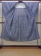 Photo2: N0731Q Vintage Japanese kimono   Light Blue Men's Yukata for Men / Cotton. Stripes   (Grade B) (2)