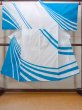 Photo1: N0731W Vintage Japanese kimono   Light Blue Men's Yukata for Men / Cotton. River,   (Grade C) (1)